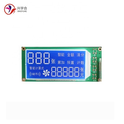 custom transparent 7 segment flexible lcd display for Digital Signage