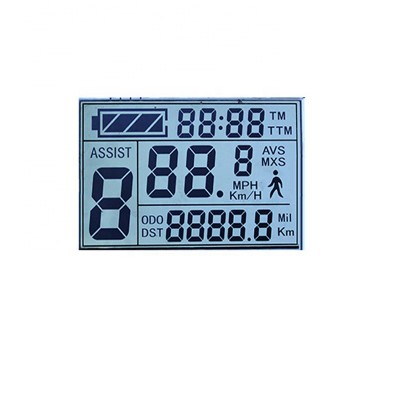 transparent lcd display for bike digital meter